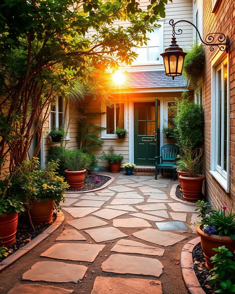 The garden courtyard at Garen's Garden